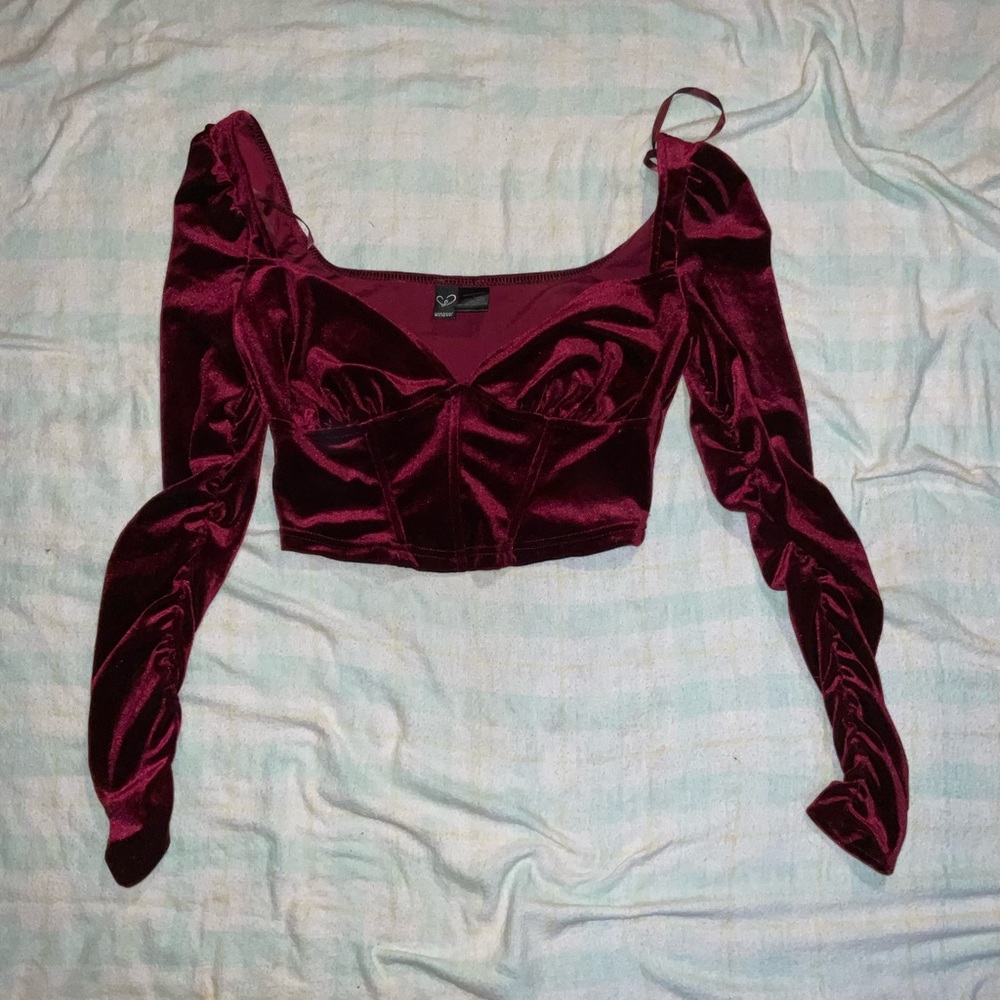 Velvet top